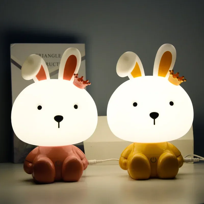 Pink Rabbit Light Bear Night Light Creative Bedroom Bedside Decoration LED Baby Gift Feeding Lamp New Cartoon Animal Light
Pink Rabbit Light Bear Night Light Creative Bedroom Bedside Decoration LED Baby Gift Feeding Lamp New Cartoon Animal Light