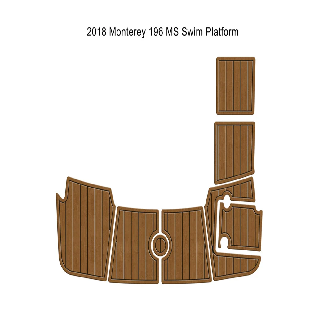 

2018 Monterey 196 MS Swim Platfrom Step Pad Boat EVA Foam Faux Teak Deck Floor