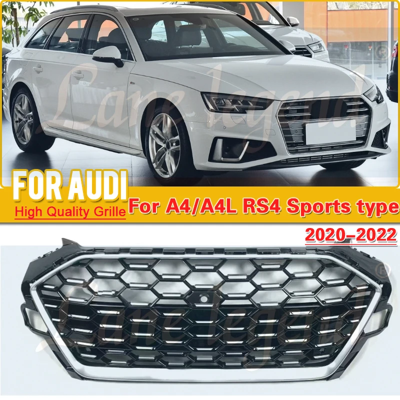 Factory supply Facelift Tuning Accessories Car Front Bumper Grille for Audi A4 2020 2021 2022(Refit for RS4 Style)
Factory supply Facelift Tuning Accessories Car Front Bumper Grille for Audi A4 2020 2021 2022(Refit for RS4 Style)