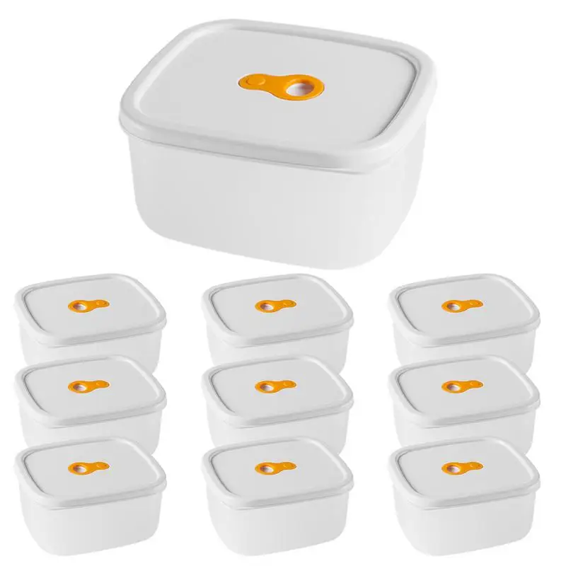 

Salad Food Storage Containers Storage Snap Lid Meal Prep Containers 10pcs Leakproof Reusable Food Containers Food Storage