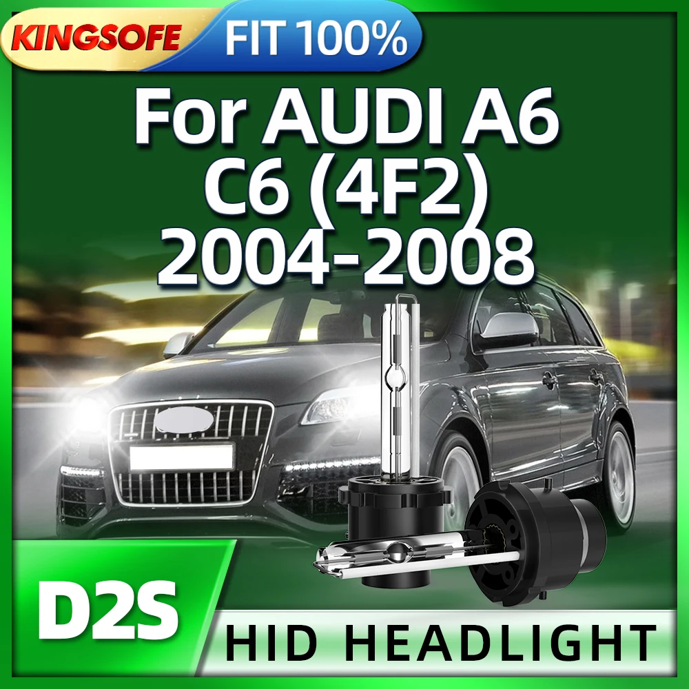 Roadsun 2PCS HID Bulbs Xenon Car Headlight D2S Lamp 6000K White Light For AUDI A6 C6 4F2 2004 2005 2006 2007 2008
Roadsun 2PCS HID Bulbs Xenon Car Headlight D2S Lamp 6000K White Light For AUDI A6 C6 4F2 2004 2005 2006 2007 2008