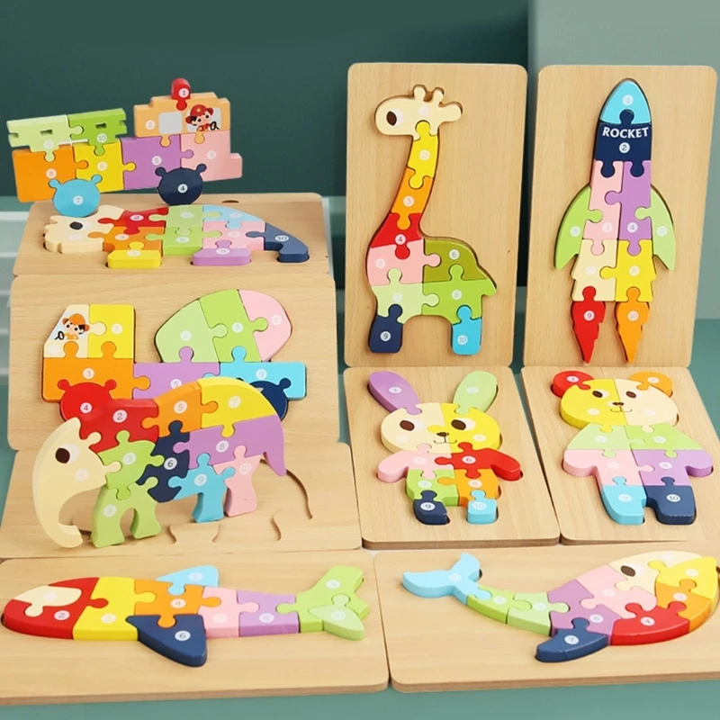

77HD Детская игрушка-головоломка Красочная ранняя развивающая игрушка-головоломка Игрушка-головоломка Координация рук и глаз для