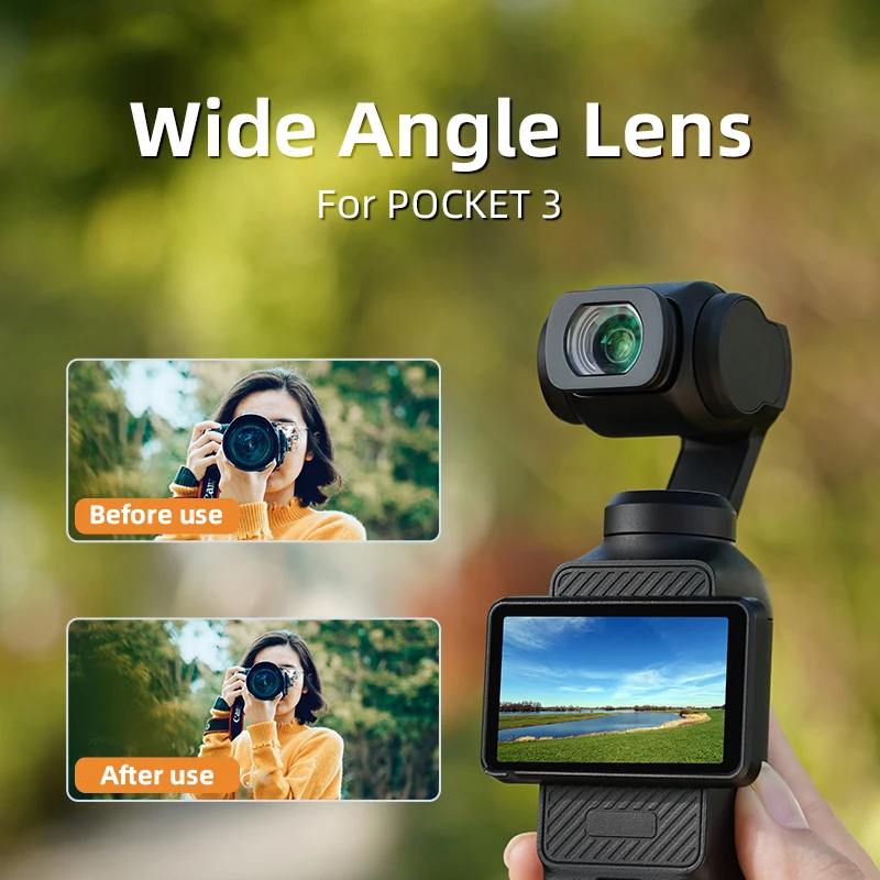 Для DJI Osmo Pocket 3 фильтр для увеличения широкоугольного объектива Внешний Расширенный Угол обзора для DJI Pocket 3 аксессуар
Для DJI Osmo Pocket 3 фильтр для увеличения широкоугольного объектива Внешний Расширенный Угол обзора для DJI Pocket 3 аксессуар