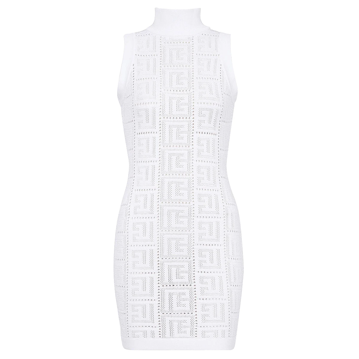 S-XL Three Colors High Quality Fashion Stretch Knitted Fabric Maze Texture Standing Collar Sleeveless Tank Top Women's Dress
S-XL Three Colors High Quality Fashion Stretch Knitted Fabric Maze Texture Standing Collar Sleeveless Tank Top Women's Dress