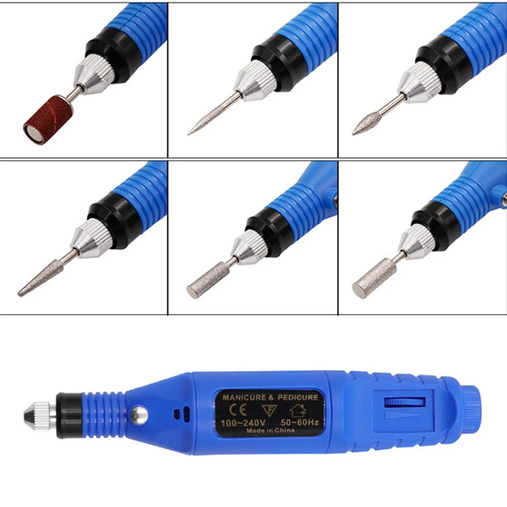 Professional Mini Electric Grinder Drill Manicure Tool Kit Set for Carving Grinding and Polishing Adjustable Speed
Professional Mini Electric Grinder Drill Manicure Tool Kit Set for Carving Grinding and Polishing Adjustable Speed