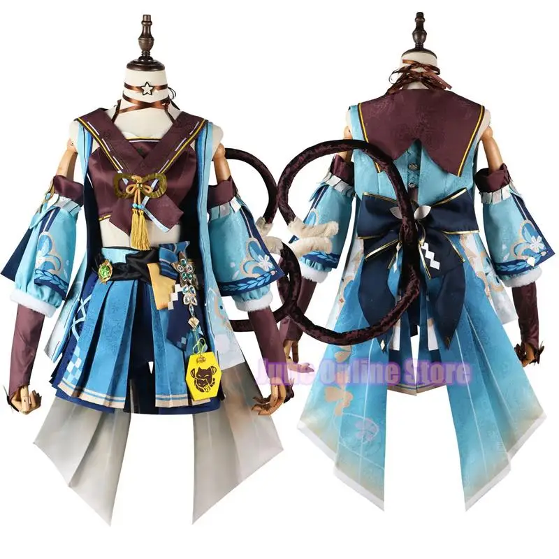 Genshin Impact Kirara Cosplay Clothes Wig Ear Tail kawaii Cat Cute Dress Halloween Clothes for Women Girls XS-3XL Costume
Genshin Impact Kirara Cosplay Clothes Wig Ear Tail kawaii Cat Cute Dress Halloween Clothes for Women Girls XS-3XL Costume