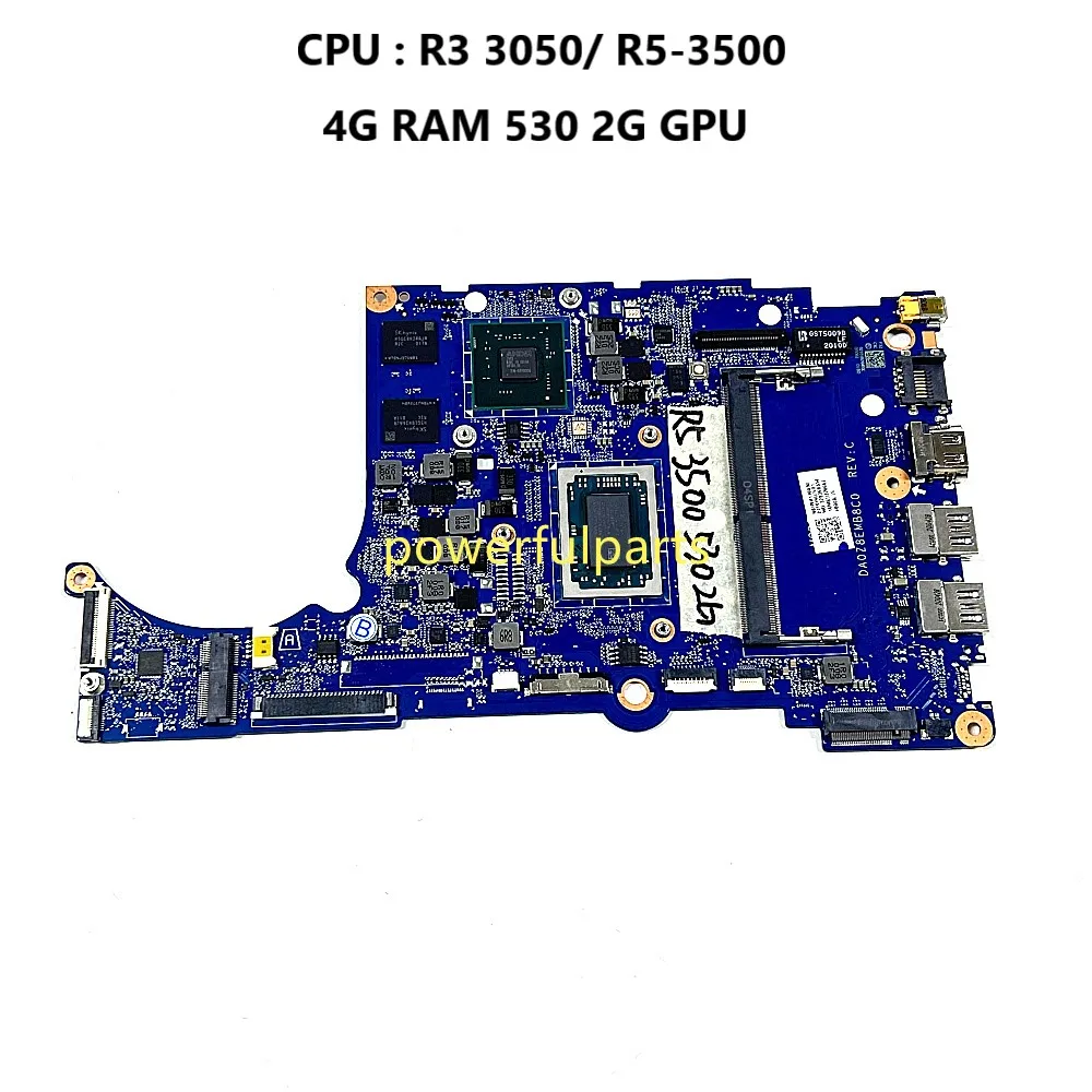 

DA0Z8EMB8C0 Acer Aspire A315-23 A315-23G Extensa 15 EX215-22 N18Q13 Motherboard R3 R5 Cpu With Graphic Working Good