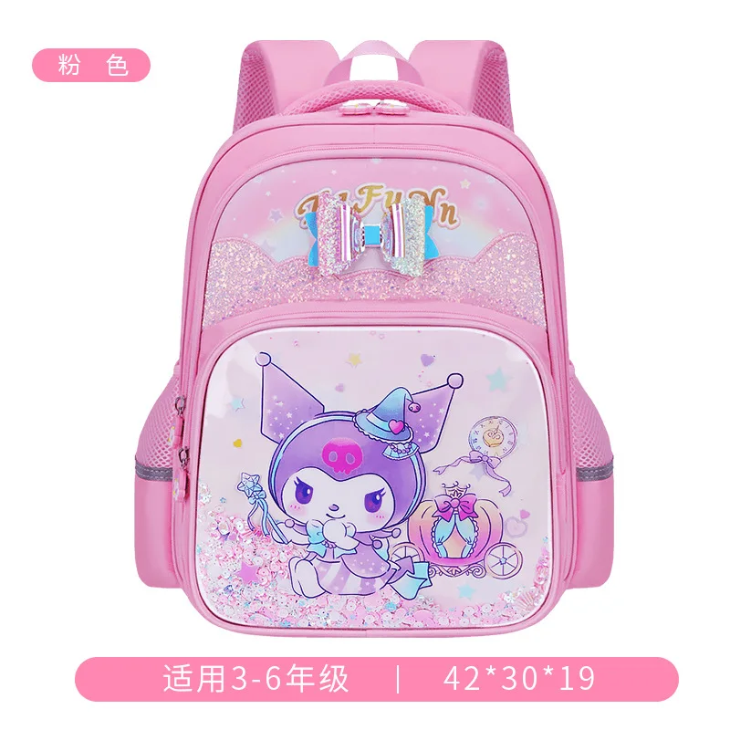 

Школьные рюкзаки для девочек, вместительные Детские портфели Sanrio Kuromi My Melody Kids 6-12 лет