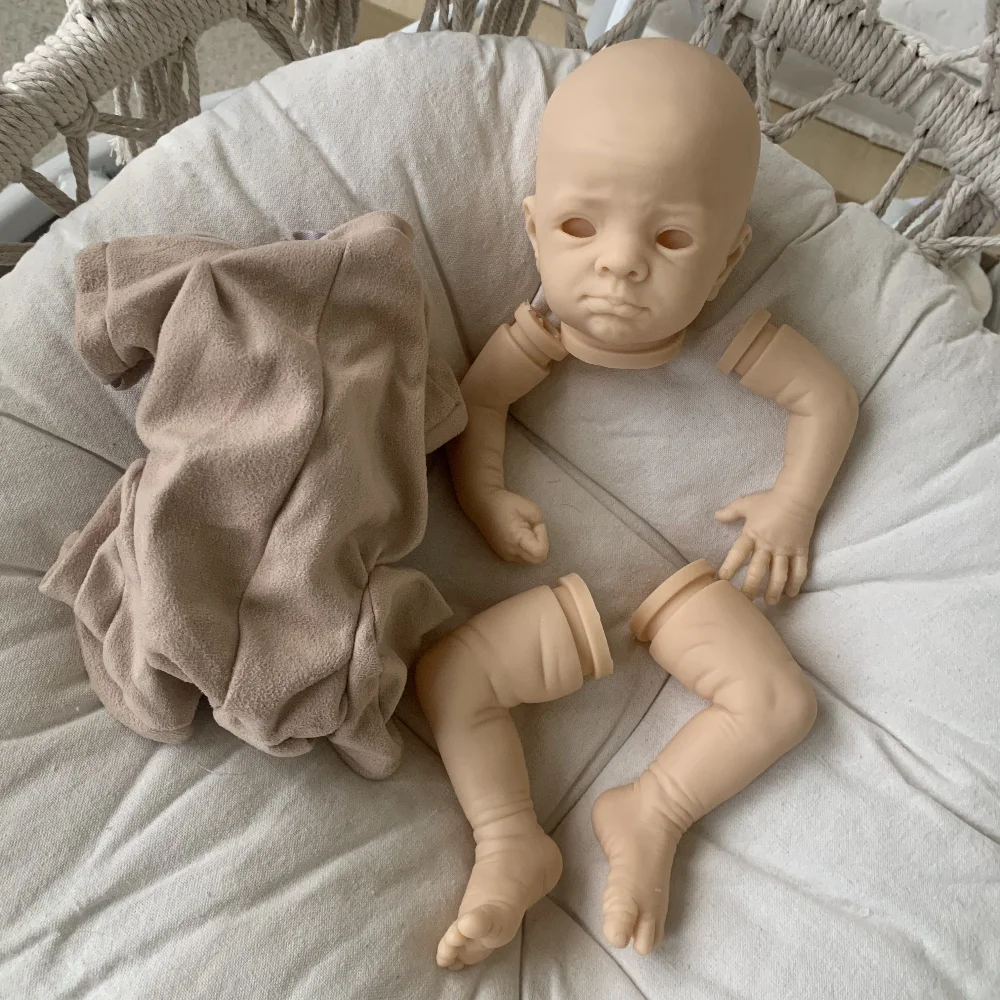 

17inch Reborn Doll Kit Rosa Premie Size DIY Blank Doll Kit with Jointed Body Unfinished Unpainted DIY Doll Parts Bebe Reborn