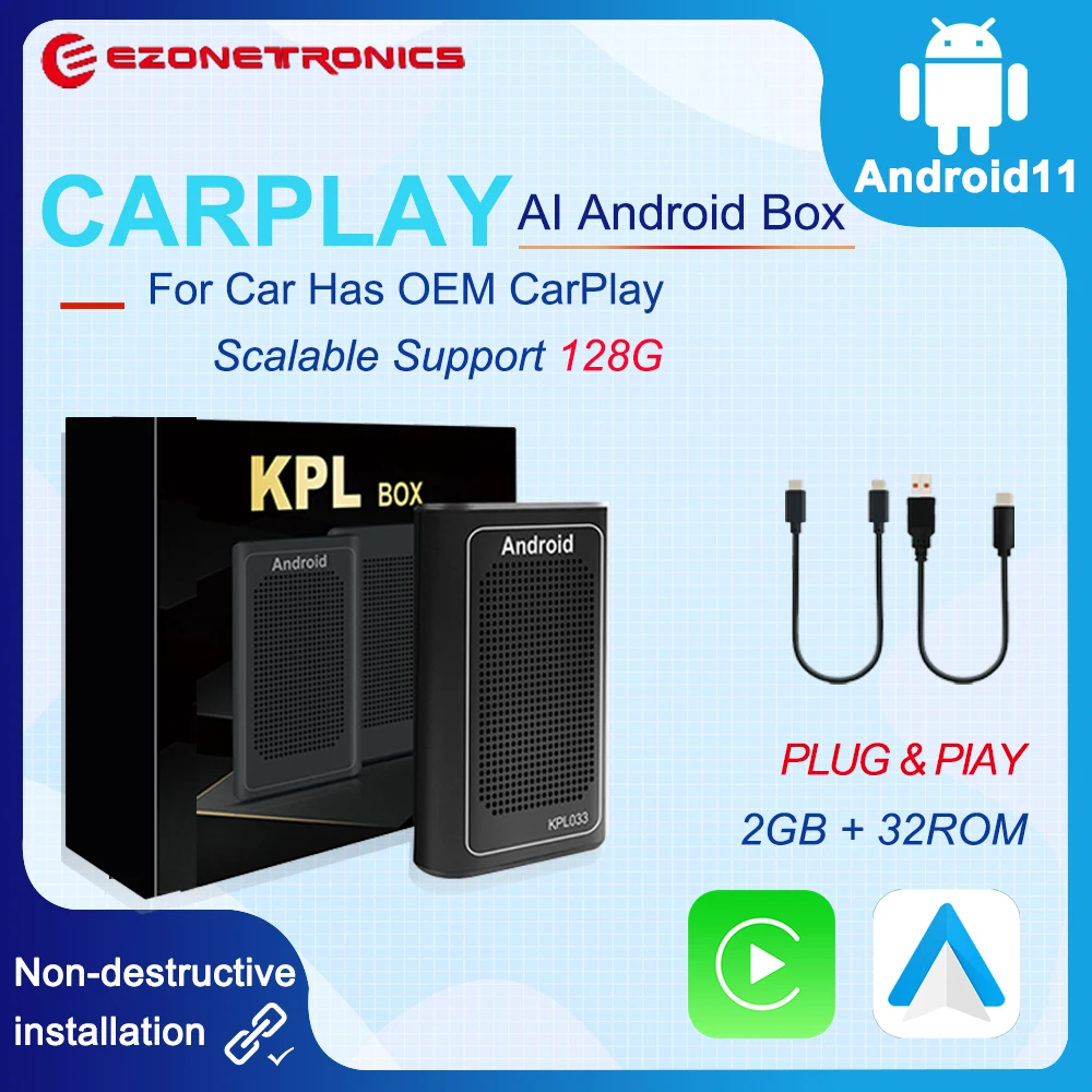 CarPlay AI Android Box Автомобильный мультимедийный плеер Android 11 Беспроводной CarPlay Android авто для Audi Benz Kia Volvo VW Ford Honda
CarPlay AI Android Box Автомобильный мультимедийный плеер Android 11 Беспроводной CarPlay Android авто для Audi Benz Kia Volvo VW Ford Honda