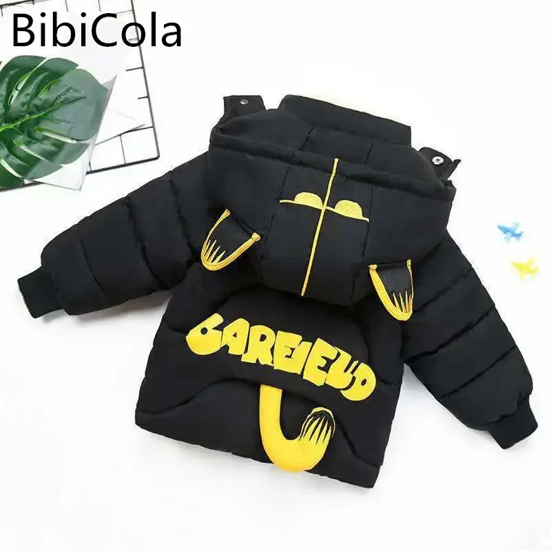 Winter Jacket for Baby Boys Thick Warm Jacket Children's Cartoon Coat Cotton Padded Clothing Fashion Kids Hooded Parka Outwear
Winter Jacket for Baby Boys Thick Warm Jacket Children's Cartoon Coat Cotton Padded Clothing Fashion Kids Hooded Parka Outwear