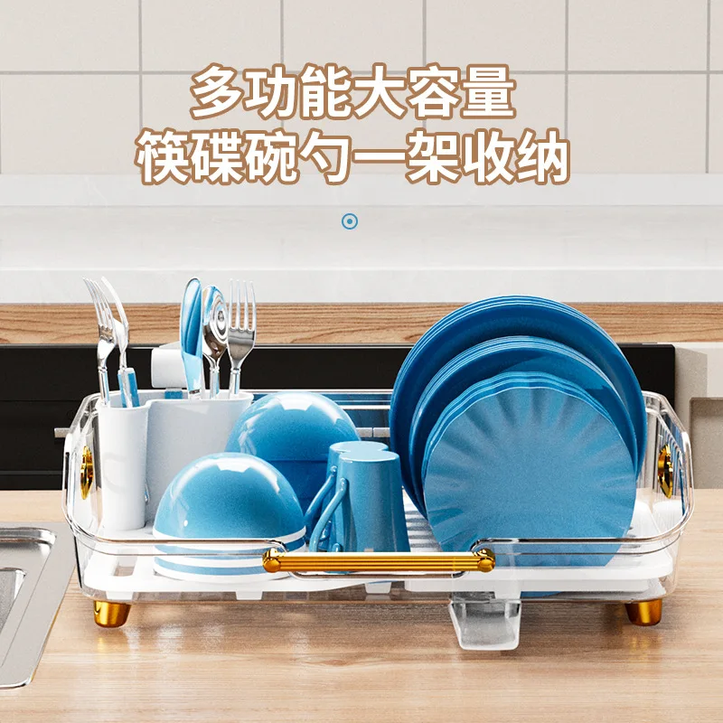 Kitchen Shelf Bowl and Chopstick Rack Storage Box Bowl Dish Plate Household Storage Rack Countertop Cupboard Draining Bowl Rack
Kitchen Shelf Bowl and Chopstick Rack Storage Box Bowl Dish Plate Household Storage Rack Countertop Cupboard Draining Bowl Rack