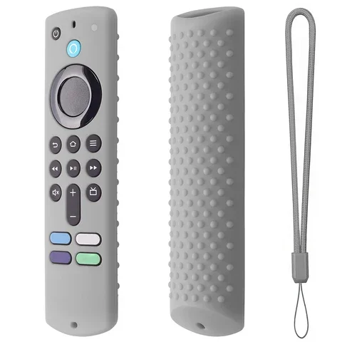 

TV Remote Control Cover Protective Case For Amazon Fire TV Stick 3rd Gen 2021 Controller Non-slip Silicone Remote Control Case