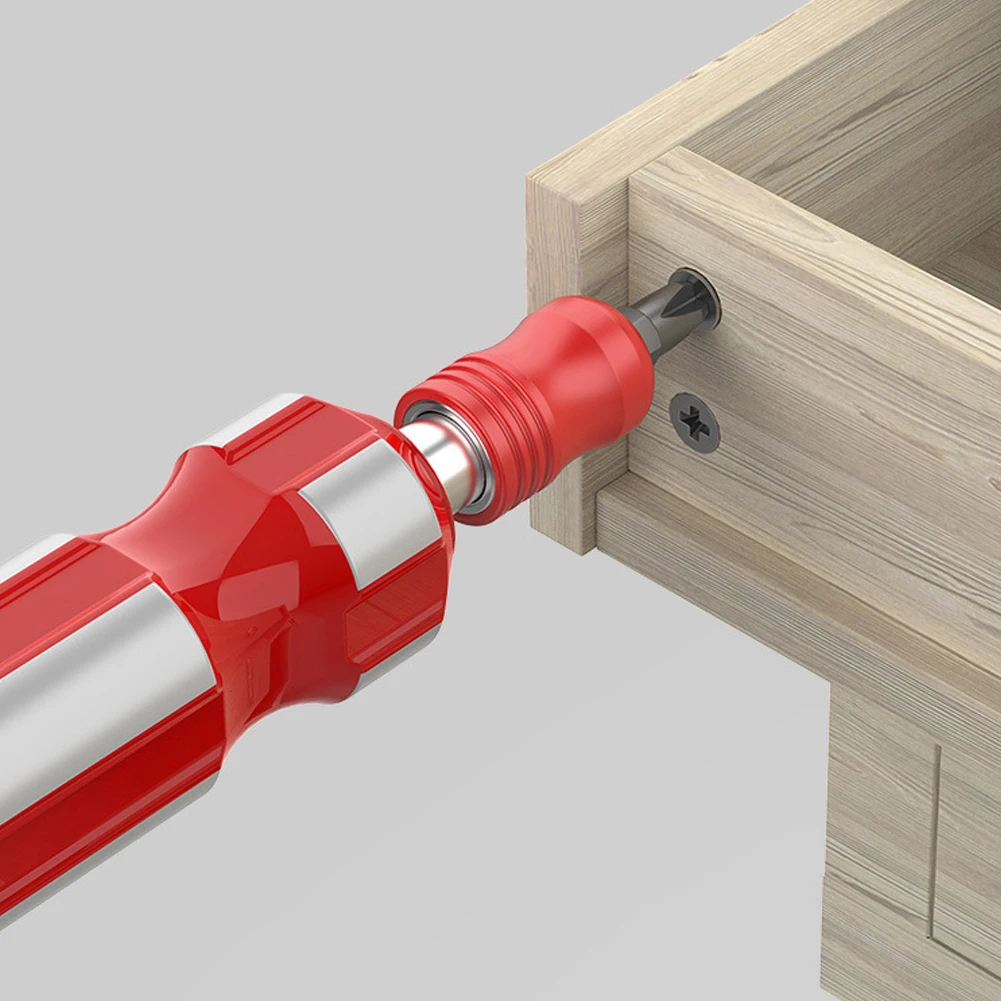Screwdriver Handle Efficient Hex Self locking Adapter Screwdriver Handle with Non slip Rubber Grip and Easy Bit Changes
Screwdriver Handle Efficient Hex Self locking Adapter Screwdriver Handle with Non slip Rubber Grip and Easy Bit Changes