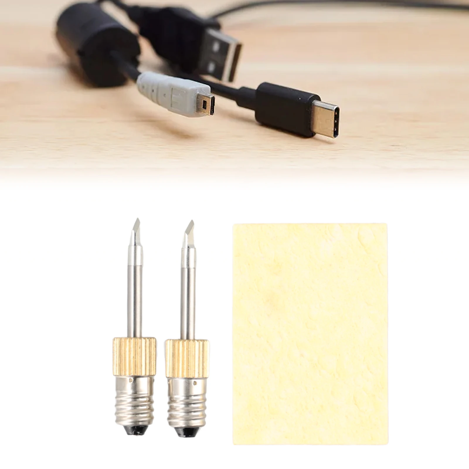 E10 Interface Soldering Iron Tips Welding Tips USB Soldering Tip Set B C K Type Tools Parts For General Welding Application
E10 Interface Soldering Iron Tips Welding Tips USB Soldering Tip Set B C K Type Tools Parts For General Welding Application