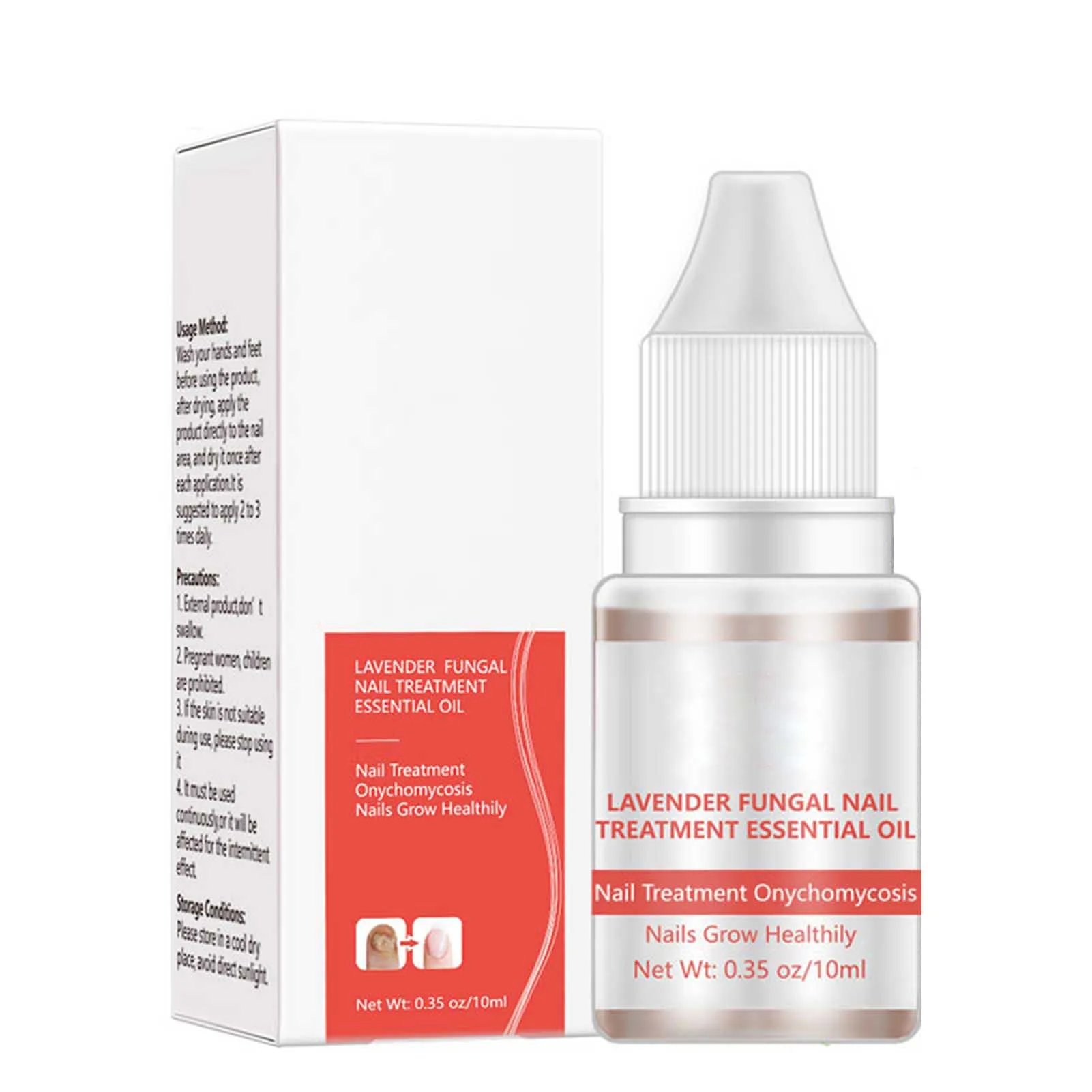 Lavender Essential Oil for Nail Care Fast-acting Nail Fungus Treatment Solution for Broken Cracked Split and Weak Nails
Lavender Essential Oil for Nail Care Fast-acting Nail Fungus Treatment Solution for Broken Cracked Split and Weak Nails