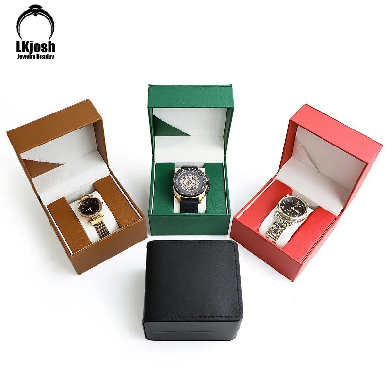 High End Watch Gift Box with Multiple Colors PU Leather Matte Rounded Corner Watch Display Box with Pillow Storage Box
High End Watch Gift Box with Multiple Colors PU Leather Matte Rounded Corner Watch Display Box with Pillow Storage Box