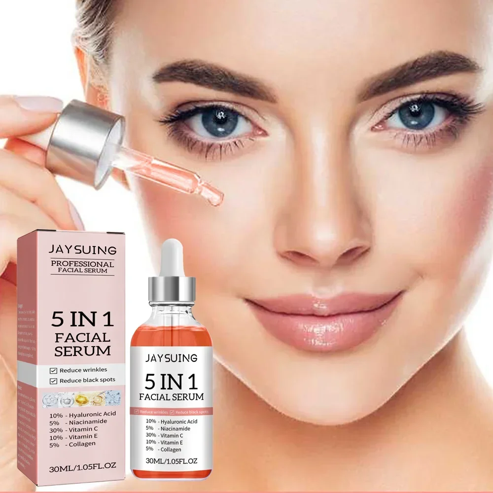 5 In 1 Face Serum Moisturizing Whitening Hyaluronic Acid Anti Wrinkle Aging Vitamin C Fade Spots Shrink Pores Skin Care 30ml New
5 In 1 Face Serum Moisturizing Whitening Hyaluronic Acid Anti Wrinkle Aging Vitamin C Fade Spots Shrink Pores Skin Care 30ml New