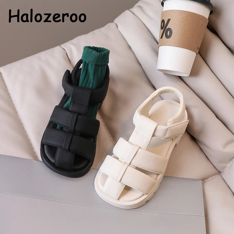 Kids Beach Sandals Baby Girls Brand Closed Toe Shoes Children Princess Sandals Black Dance Flats Soft Fashion Sandalias Summer
Kids Beach Sandals Baby Girls Brand Closed Toe Shoes Children Princess Sandals Black Dance Flats Soft Fashion Sandalias Summer