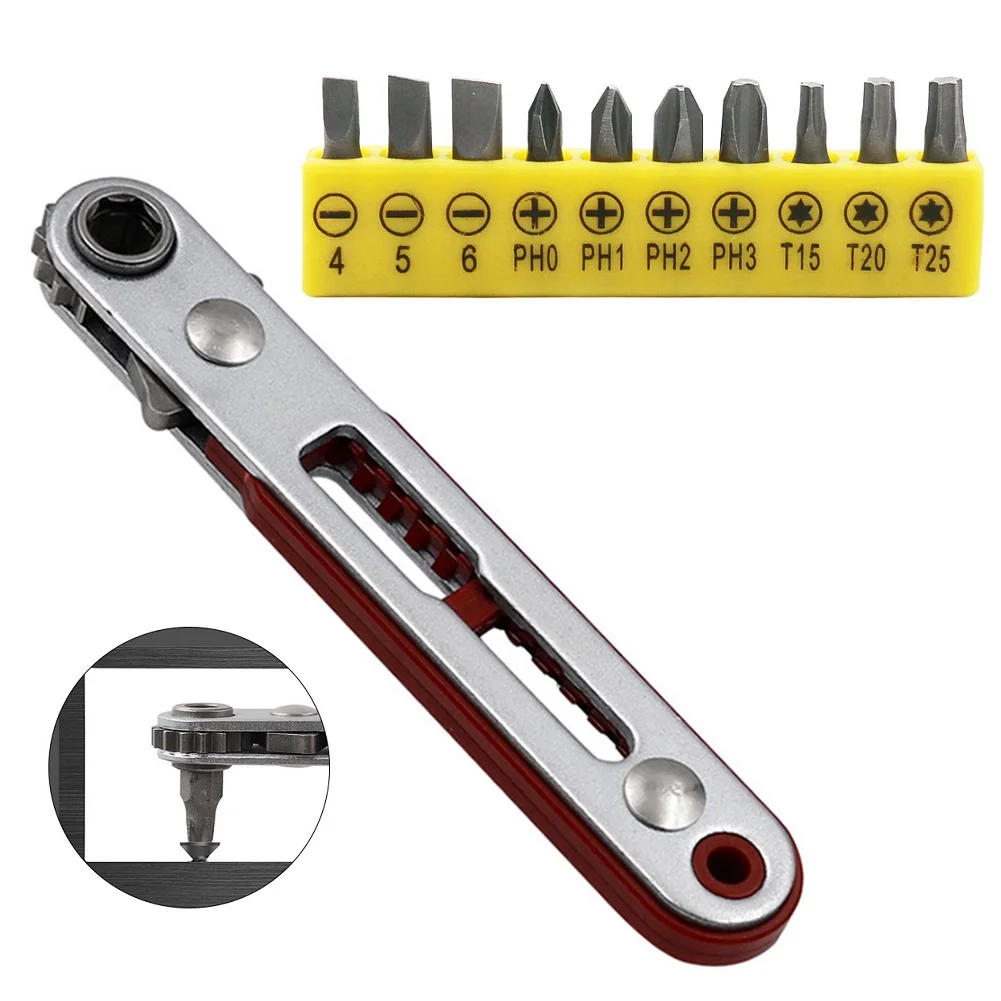 Hand Tools Ratchet Wrench Home 16 Teeth Chrome Vanadium Steel Flat Head Mini Ratchet Wrench Screwdriver Handle
Hand Tools Ratchet Wrench Home 16 Teeth Chrome Vanadium Steel Flat Head Mini Ratchet Wrench Screwdriver Handle