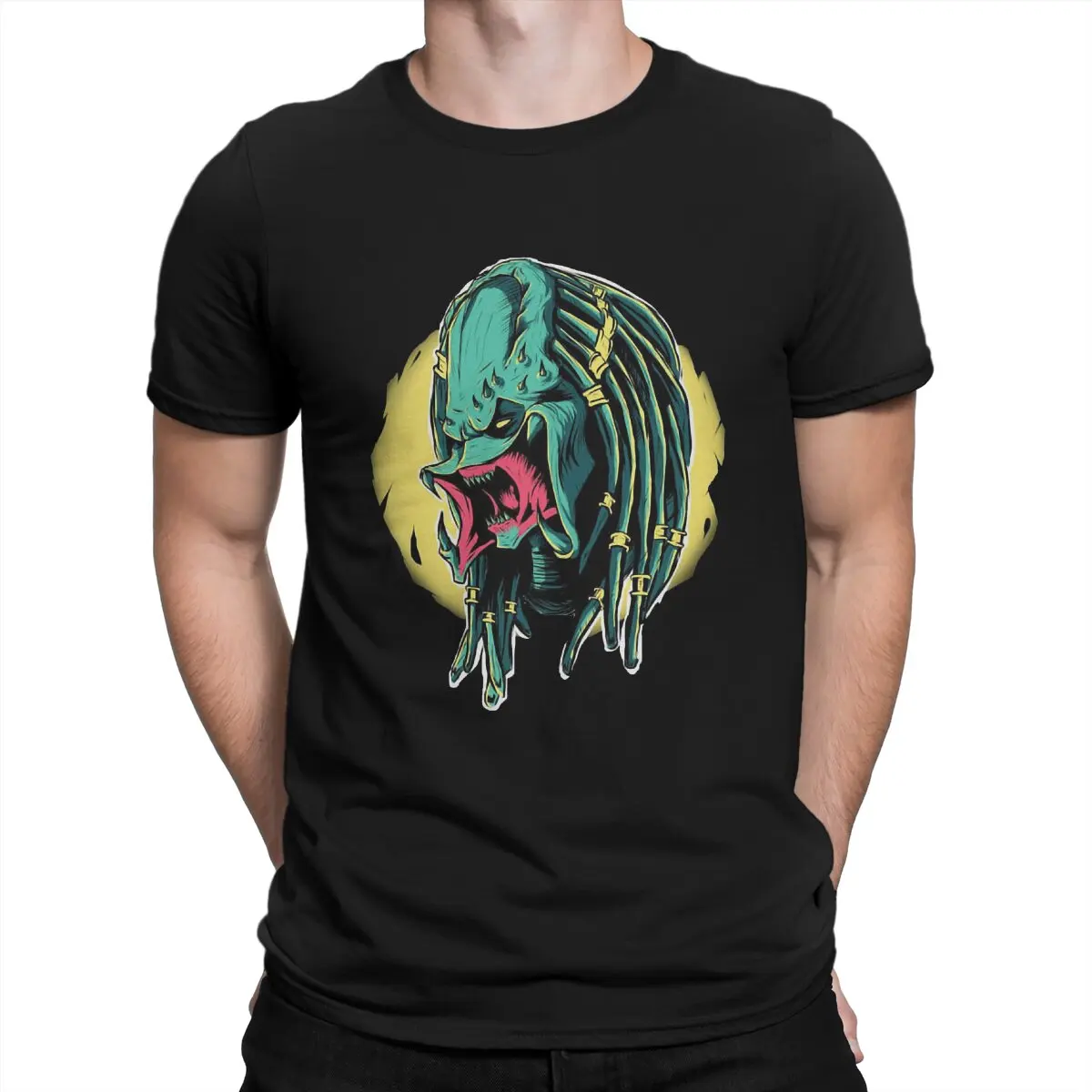Мужская футболка The Predator, популярная японская модная футболка рок-группы, уличная одежда в стиле Харадзюку, новый тренд
Мужская футболка The Predator, популярная японская модная футболка рок-группы, уличная одежда в стиле Харадзюку, новый тренд