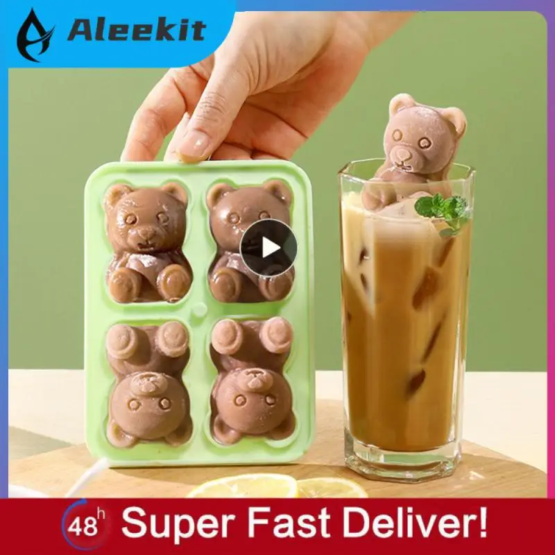 Grid 3D Little Teddy Bear Shape Silicone Mold Silian Little Bear Ice Block Mold Household Ice Cream Ice Box Ice Mold
Grid 3D Little Teddy Bear Shape Silicone Mold Silian Little Bear Ice Block Mold Household Ice Cream Ice Box Ice Mold