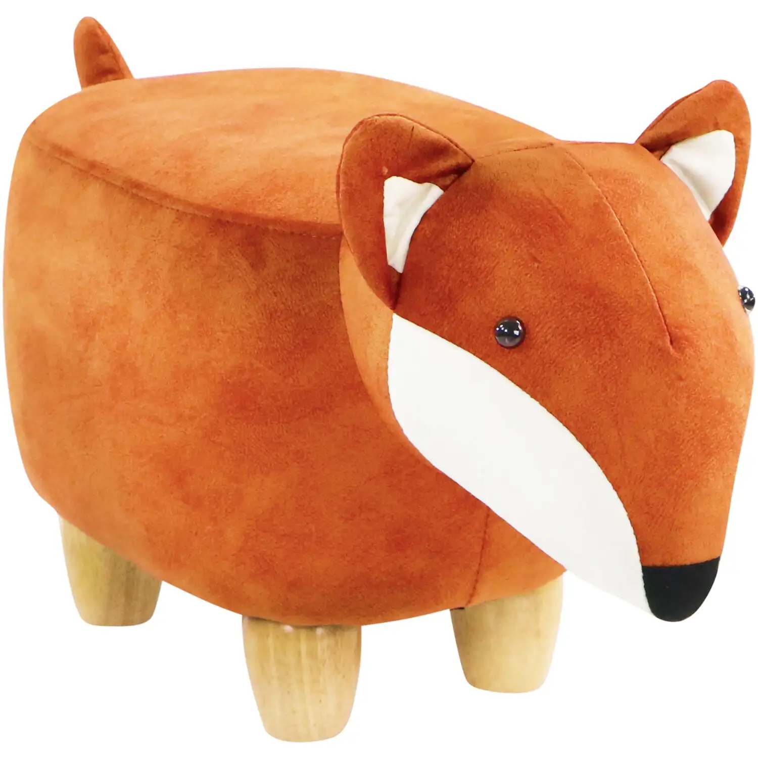 Critter Sitters 11-In. Seat Height Fox Animal Shape Mini Ottoman - Furniture for Nursery, Bedroom, Playroom, and Living Room
Critter Sitters 11-In. Seat Height Fox Animal Shape Mini Ottoman - Furniture for Nursery, Bedroom, Playroom, and Living Room