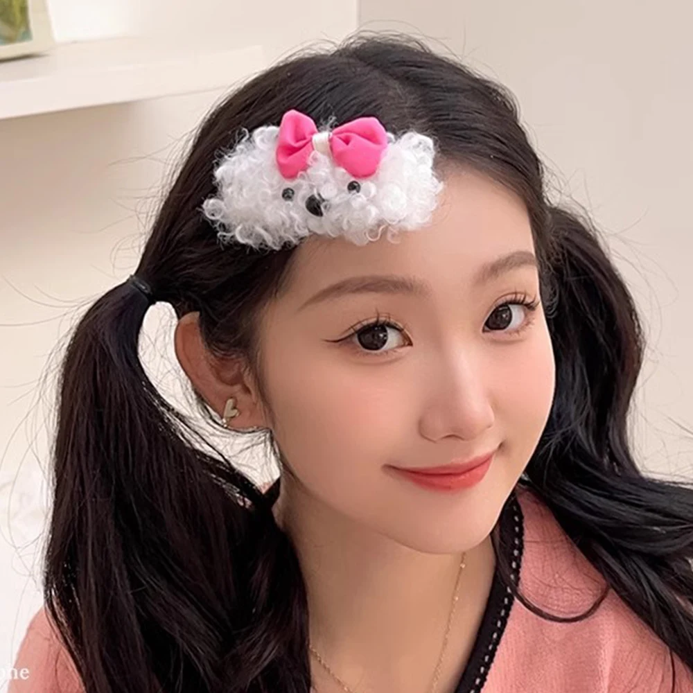 Winter Cute Plush Hairpins Girls Soft BB Clip Fluffy Side Clip Hair Accessories Cartoon Bowknot Dog-shaped Lamb Wool Hairgrip
Winter Cute Plush Hairpins Girls Soft BB Clip Fluffy Side Clip Hair Accessories Cartoon Bowknot Dog-shaped Lamb Wool Hairgrip