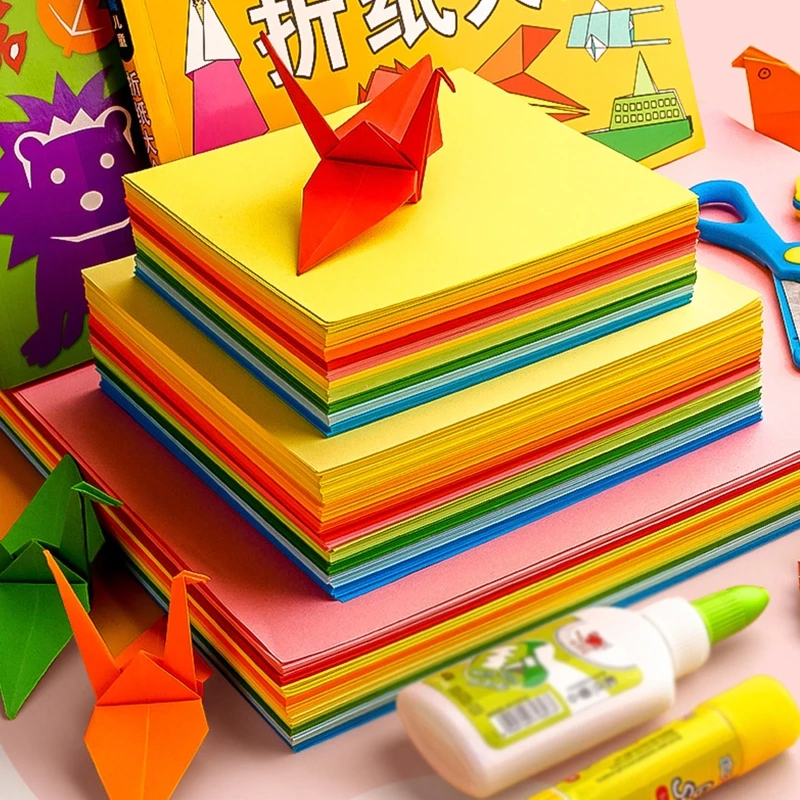 100pcs Origami Square Paper Double Sided Folding Lucky Wish Paper Crane Craft DIY Colorful Scrapbooking & Accs Classroom Props
100pcs Origami Square Paper Double Sided Folding Lucky Wish Paper Crane Craft DIY Colorful Scrapbooking & Accs Classroom Props