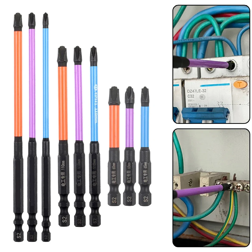 Magnetic Special Slotted Cross Screwdriver Bit Alloy Steel Hand Tools For Socket Switch Electrician FPH1 FPH2 65/110/150mm
Magnetic Special Slotted Cross Screwdriver Bit Alloy Steel Hand Tools For Socket Switch Electrician FPH1 FPH2 65/110/150mm