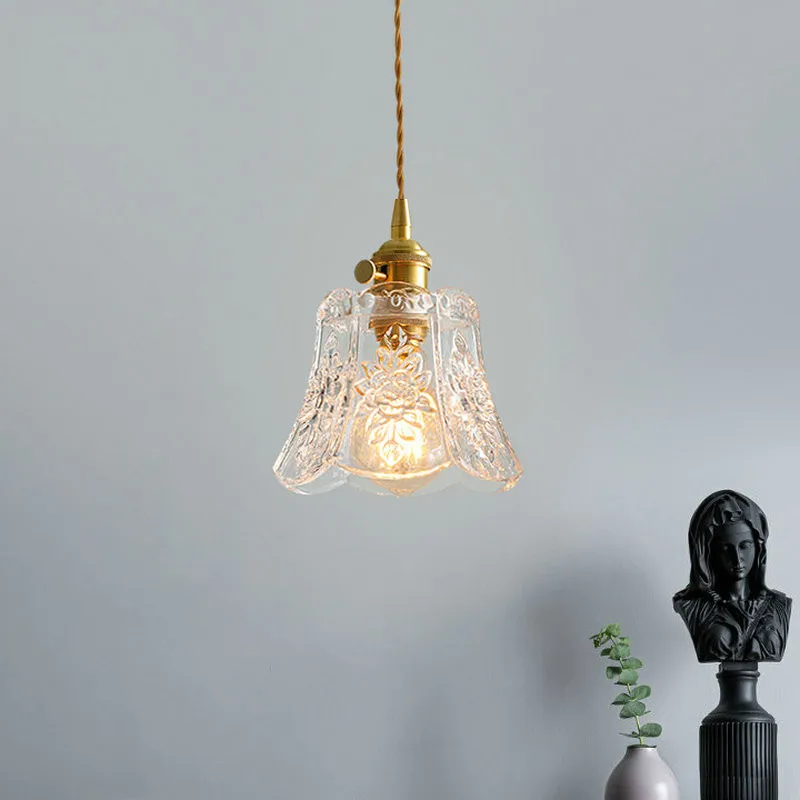 Creative Copper Transparent Glass Carved Interior Decoration Lamp Living Room Study Bedroom Kitchen LED Chandelier
Creative Copper Transparent Glass Carved Interior Decoration Lamp Living Room Study Bedroom Kitchen LED Chandelier