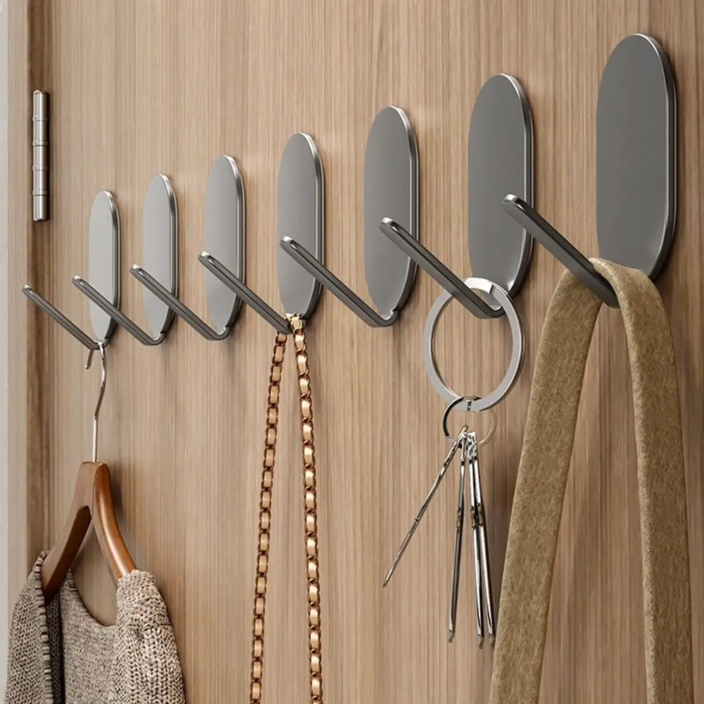 5Pcs Carbon Steel Adhesive Oval Hooks Seamless Wall Hook Punch-Free Antirust Clothes Rack Kitchen Bathroom Accessories
5Pcs Carbon Steel Adhesive Oval Hooks Seamless Wall Hook Punch-Free Antirust Clothes Rack Kitchen Bathroom Accessories