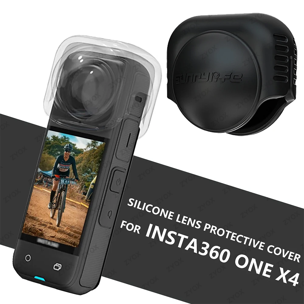 Lens Cap for Insta360 X4 Anti-dust Anti-scratch Cover for Insta360 X4 Lens Silicone Protective Cover Sports Camera Accessories
Lens Cap for Insta360 X4 Anti-dust Anti-scratch Cover for Insta360 X4 Lens Silicone Protective Cover Sports Camera Accessories