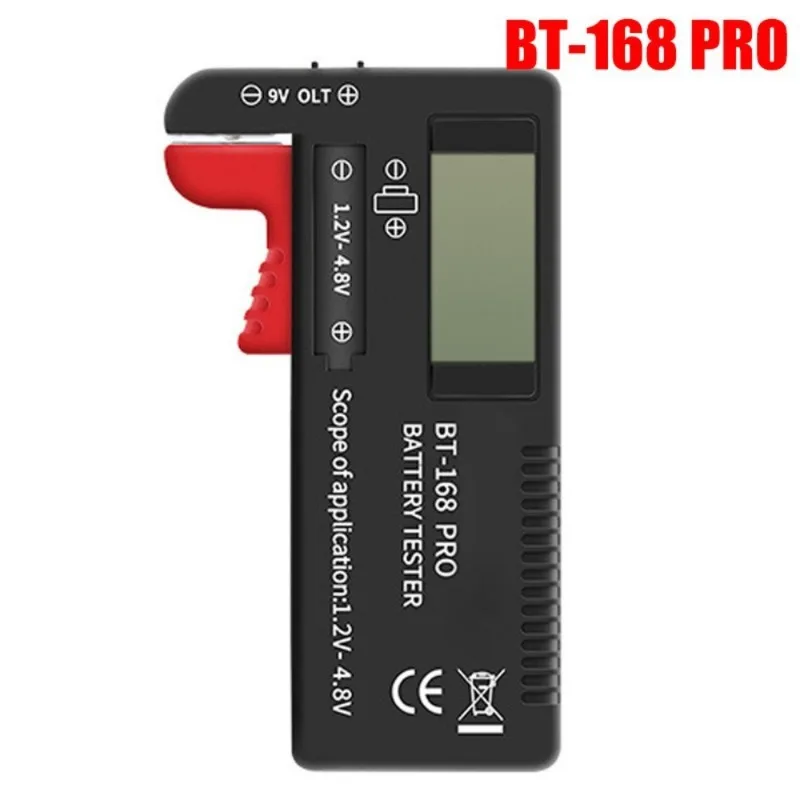 

ANENG BT-168 PRO Digital Lithium Battery Capacity Tester Checkered load analyzer Display Check AAA AA Button Cell Universal test