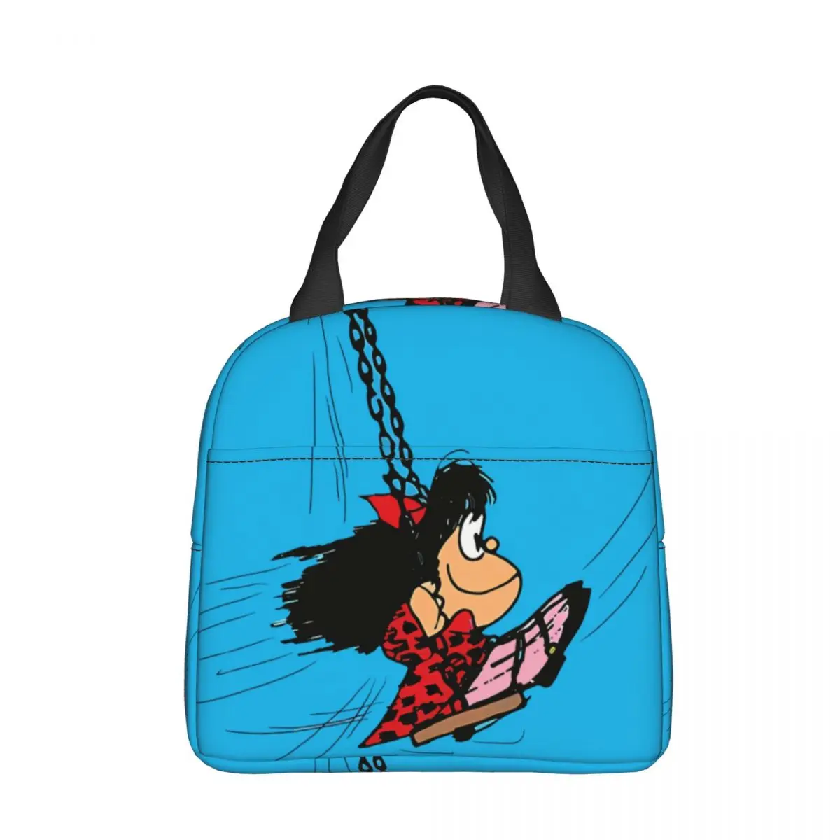 Веселая изолированная сумка для ланча с рисунком аниме Mafalda, женская, Детская сумка-холодильник, термопереносной Ланч-бокс, сумка-тоут для льда
Веселая изолированная сумка для ланча с рисунком аниме Mafalda, женская, Детская сумка-холодильник, термопереносной Ланч-бокс, сумка-тоут для льда