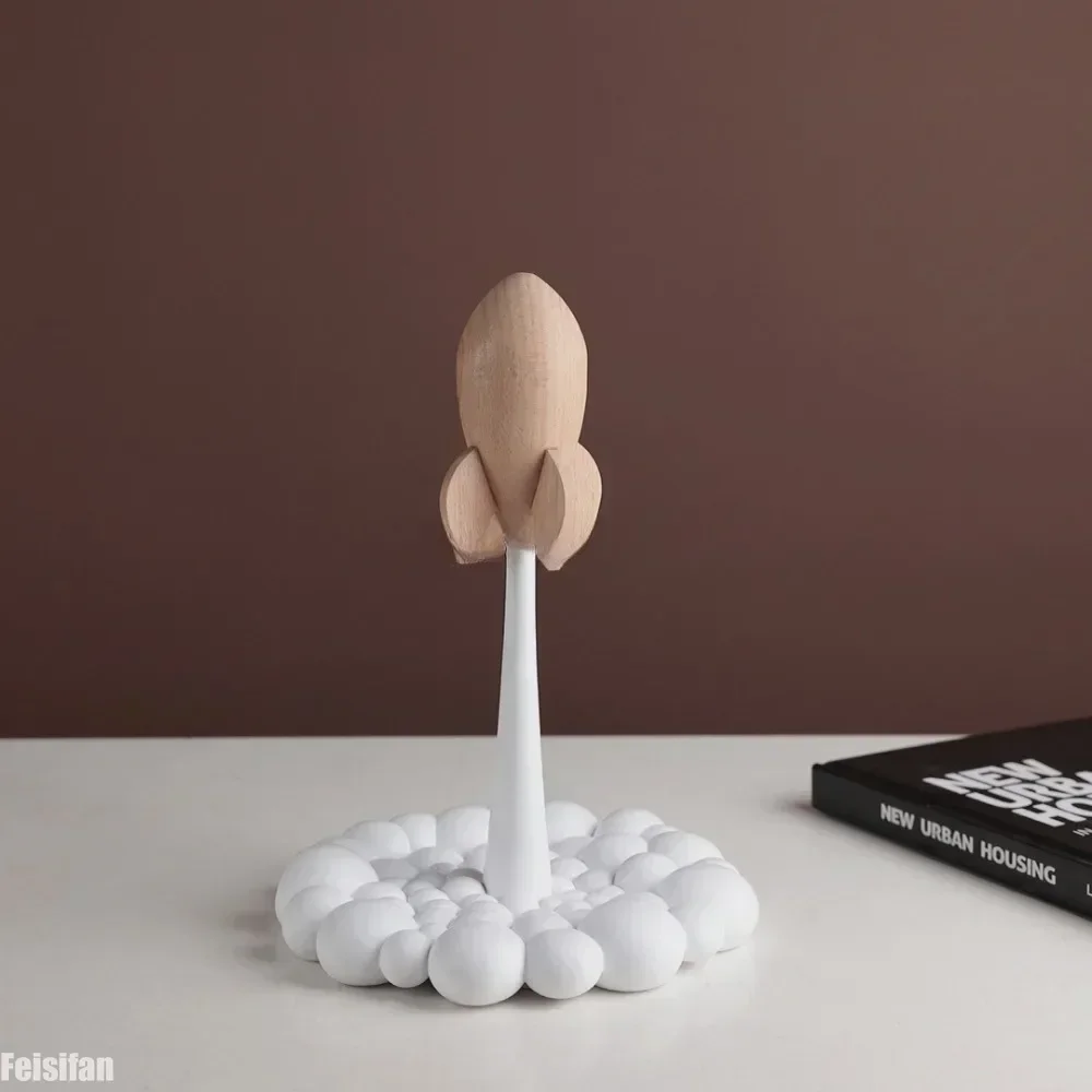 Ornaments Modern Decorative Luxury Creative Rocket table Launch Small Table Simplicity Home Figurines Model miniature Decoration
Ornaments Modern Decorative Luxury Creative Rocket table Launch Small Table Simplicity Home Figurines Model miniature Decoration