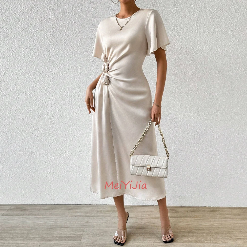 MeiYiJia O-Neck Flower Ruffle Grace Crepe Short-Sleeves Ankle-Length Saudi Arabia Sexy Evening Birthday Club Outfits Summer 2024
MeiYiJia O-Neck Flower Ruffle Grace Crepe Short-Sleeves Ankle-Length Saudi Arabia Sexy Evening Birthday Club Outfits Summer 2024