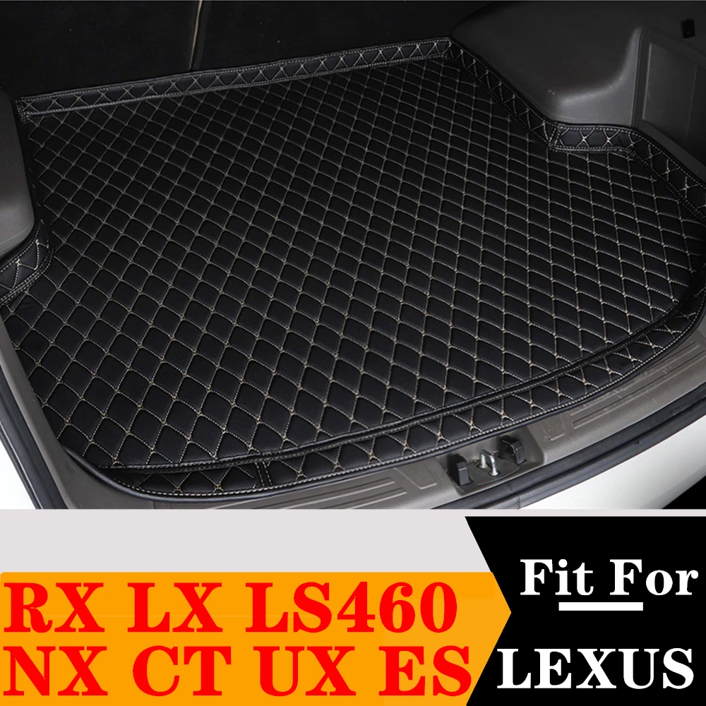 

Sinjayer High Side Car Trunk Mat AUTO Tail Boot Luggage Pad Carpet Fit For LEXUS NX CT RX ES UX LS460 LX Series All Models