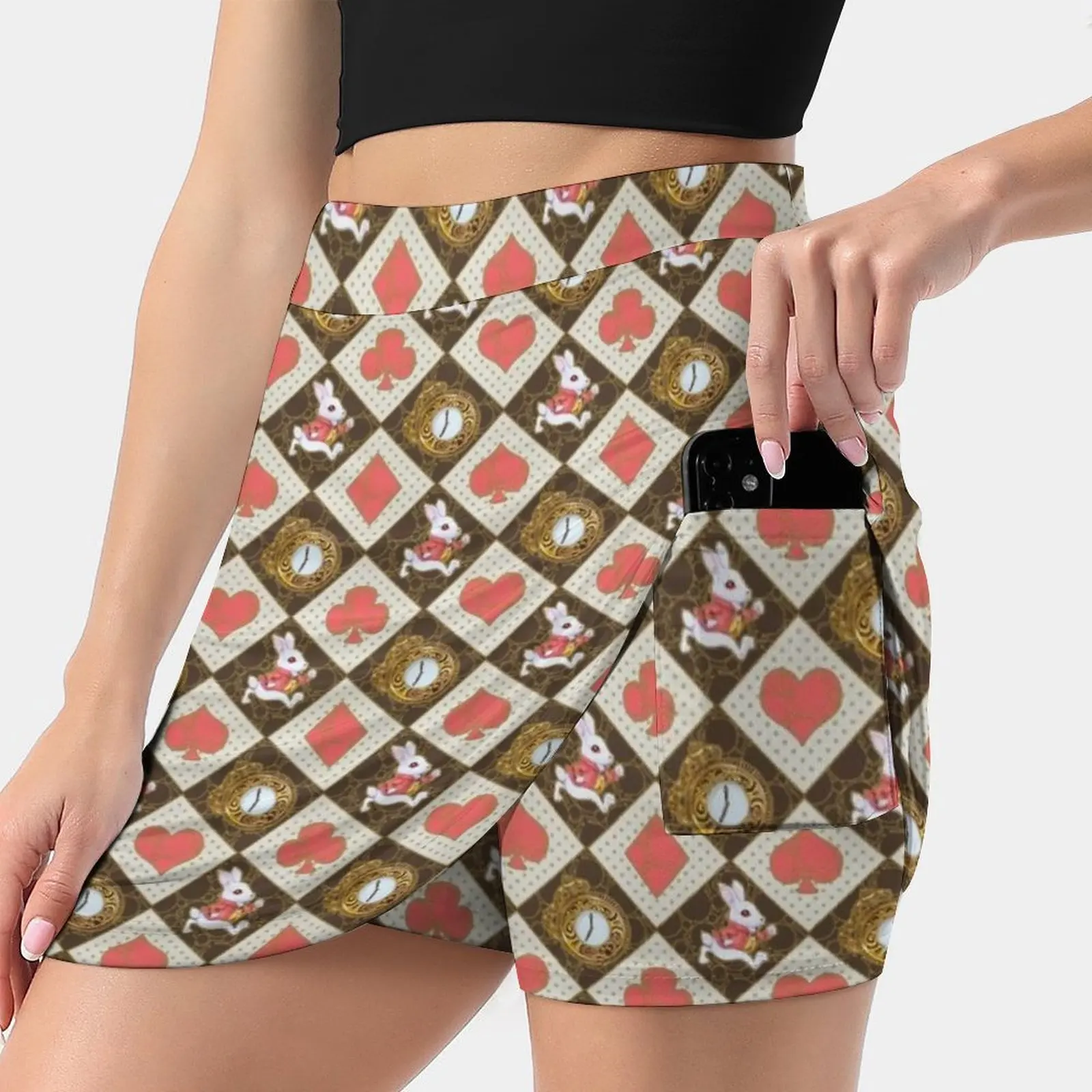 White Rabbit Women's skirt Mini Skirts A Line Skirt With Hide Pocket Alice In White Rabbit Storybook Fantasy Rabbit Checkered
White Rabbit Women's skirt Mini Skirts A Line Skirt With Hide Pocket Alice In White Rabbit Storybook Fantasy Rabbit Checkered
