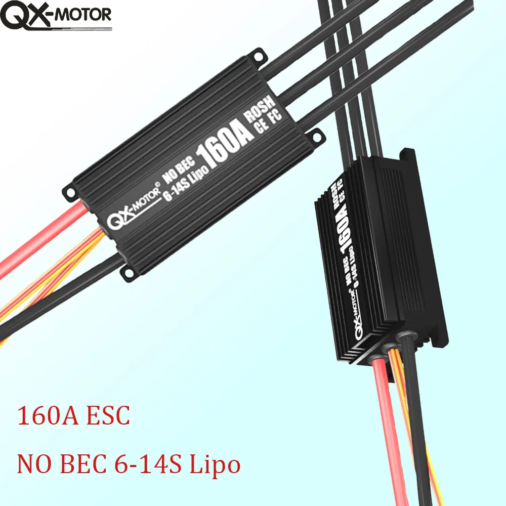 QX-Motor Brushless 160A ESC No BEC 6-14S Lipo For Airplane Fixed-Wing 90MM EDF JP Model
QX-Motor Brushless 160A ESC No BEC 6-14S Lipo For Airplane Fixed-Wing 90MM EDF JP Model