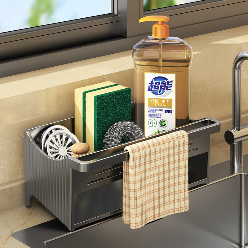 Automatic Drainage Sink Storage Rack Plastic Kitchen Wash Basin Soap Sponge Holder Bathroom Shampoo Organizer Towel Rack
Automatic Drainage Sink Storage Rack Plastic Kitchen Wash Basin Soap Sponge Holder Bathroom Shampoo Organizer Towel Rack