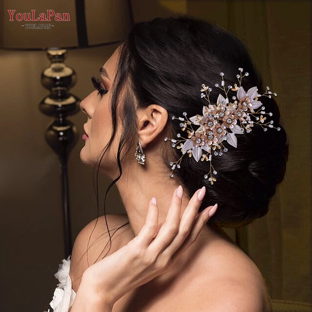 TOPQUEEN Wedding Hair Comb for Bride Alloy Flower Bridal Headdress Woman Headwear Hair Accessories Princess Hair Clip HP358
TOPQUEEN Wedding Hair Comb for Bride Alloy Flower Bridal Headdress Woman Headwear Hair Accessories Princess Hair Clip HP358