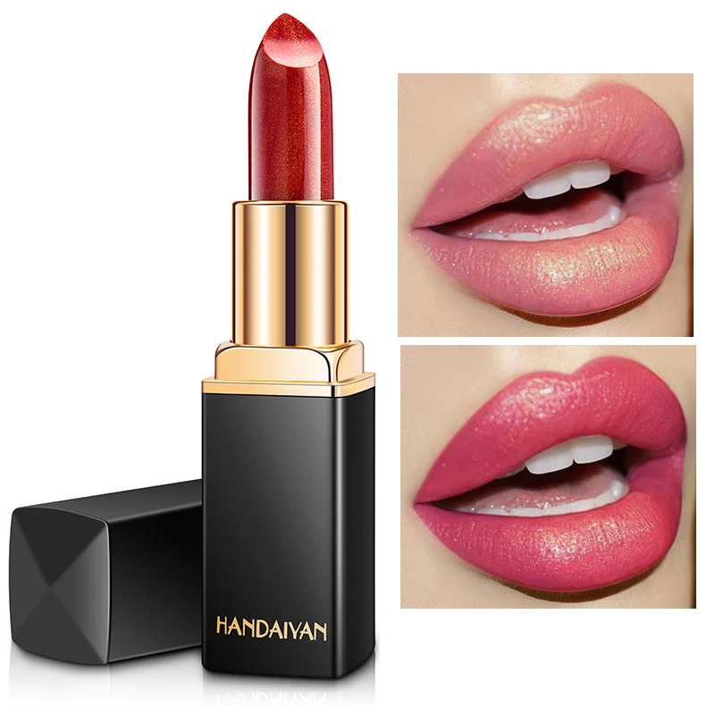 Waterproof Nude Glitter Lipstick 9 Colors Long Lasting Non-stick Cup Velve Red Mermaid Sexy Shimmer Lipsticks Makeup Cosmetic
Waterproof Nude Glitter Lipstick 9 Colors Long Lasting Non-stick Cup Velve Red Mermaid Sexy Shimmer Lipsticks Makeup Cosmetic