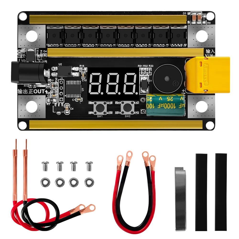High Quality 12VDiy 99 Gears Output Power Welding Process Automatic DIY Digital Display Spot Welder Standby Power Consumption
High Quality 12VDiy 99 Gears Output Power Welding Process Automatic DIY Digital Display Spot Welder Standby Power Consumption