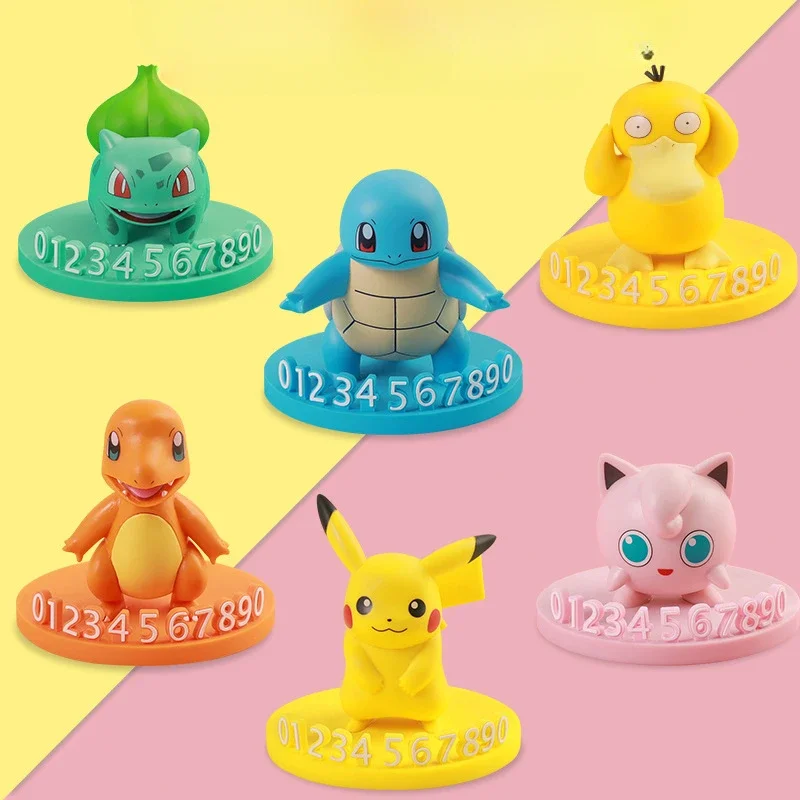 Cartoon Ornaments Pokemon Car Number Temporary Parking Plate Pikachu Bulbasaur Charmander Squirtle Clefable Creative Model Doll
Cartoon Ornaments Pokemon Car Number Temporary Parking Plate Pikachu Bulbasaur Charmander Squirtle Clefable Creative Model Doll