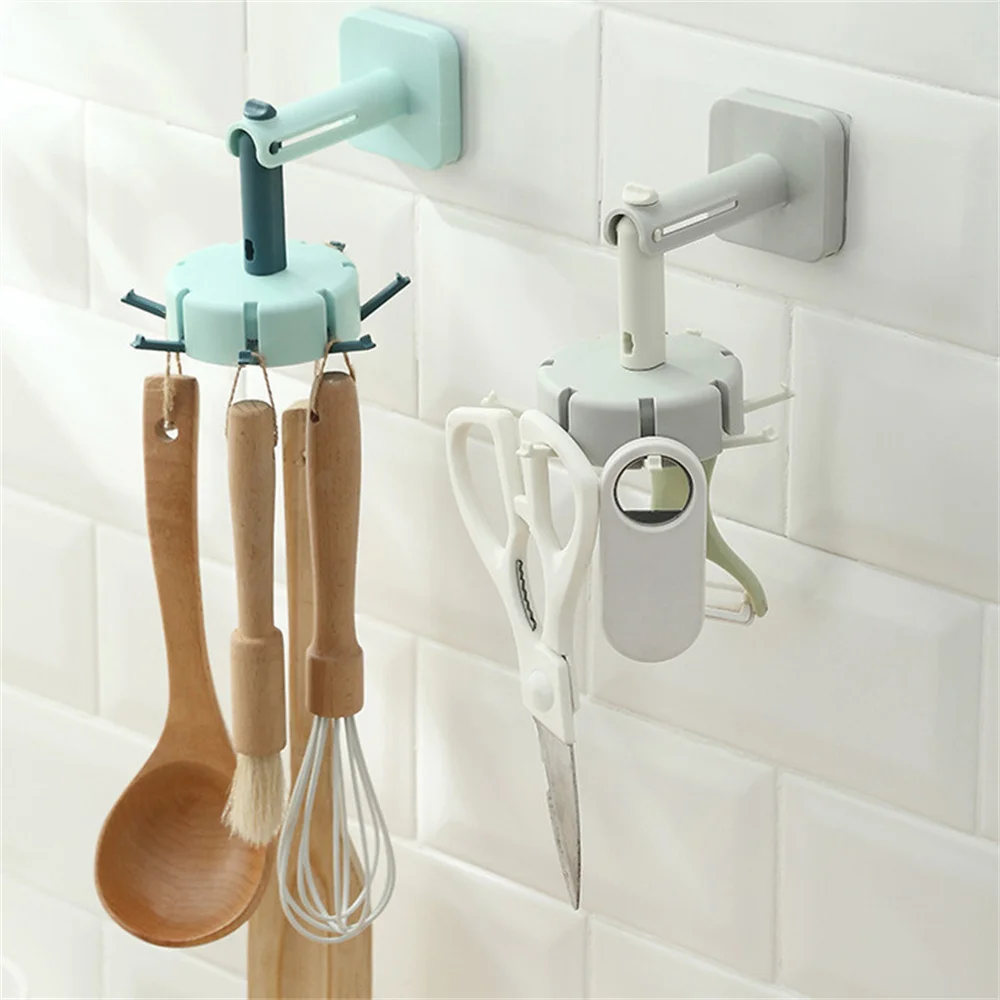 Kitchen Hook Multi-Purpose Hooks Hanging 360 Degrees Rotated Rotatable Rack For Organizer and Storage Spoon Hanger Accessories
Kitchen Hook Multi-Purpose Hooks Hanging 360 Degrees Rotated Rotatable Rack For Organizer and Storage Spoon Hanger Accessories