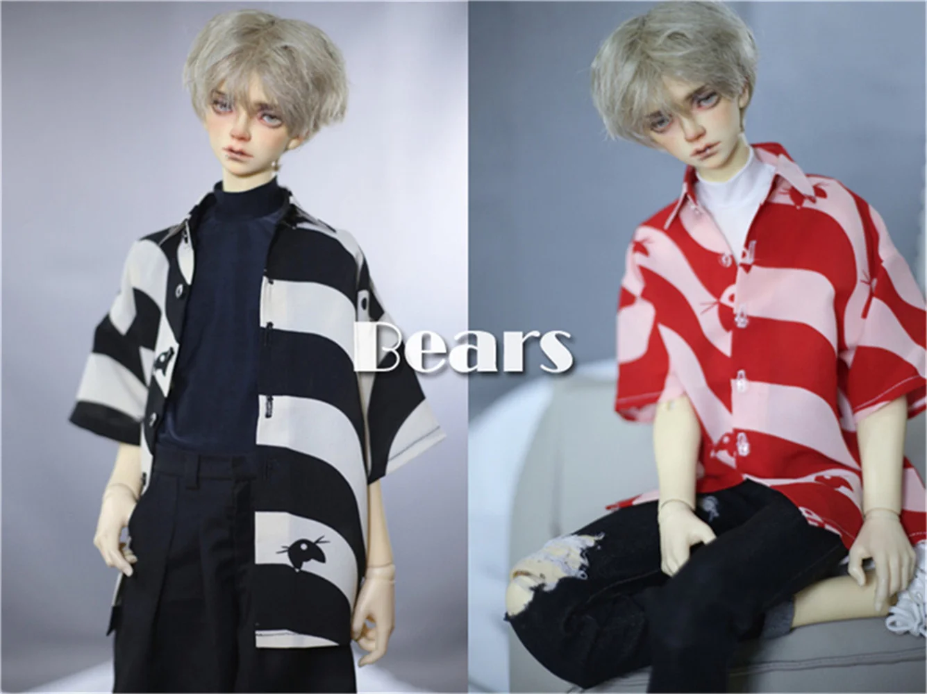 BJD Clothes 1/4&1/3& Uncle &ID75 wavy short sleeve Floral Shirt 2 colors bjd doll accessories
BJD Clothes 1/4&1/3& Uncle &ID75 wavy short sleeve Floral Shirt 2 colors bjd doll accessories