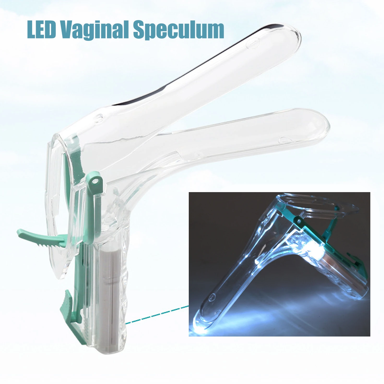 Led Vagina Expansion Device Medical Aseptic Vaginal Speculum Genitals