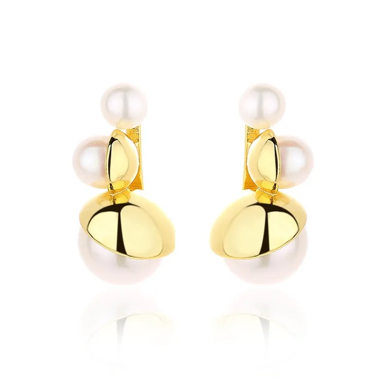 EZ-25 ZFSILVER S925 Silver Korean Fashion Luxury Trendy Gold Natural Freshwater Pearl Earrings Jewelry Women Match-all Gift Girl
EZ-25 ZFSILVER S925 Silver Korean Fashion Luxury Trendy Gold Natural Freshwater Pearl Earrings Jewelry Women Match-all Gift Girl
