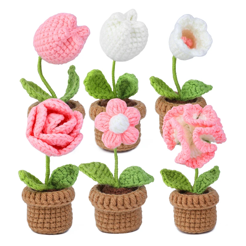 MIUSIE Non Finished Crochet Hook Material Package Potted Plant Design DIY Knitting Material Package For Beginners
MIUSIE Non Finished Crochet Hook Material Package Potted Plant Design DIY Knitting Material Package For Beginners